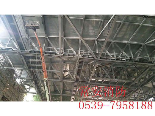 网架工程防火涂料施工
